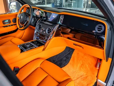 2026 Rolls-Royce Cullinan Silver Badge 12 Cylinders Petrol Engine Grey Orange SUV Automatic