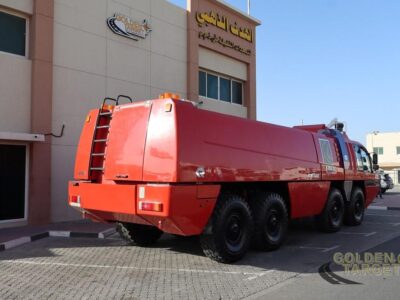 2003 Rosenbauer MAN 36.1000VF 8x8 Airport Fire Truck 12 Cylinders Diesel Engine Red
