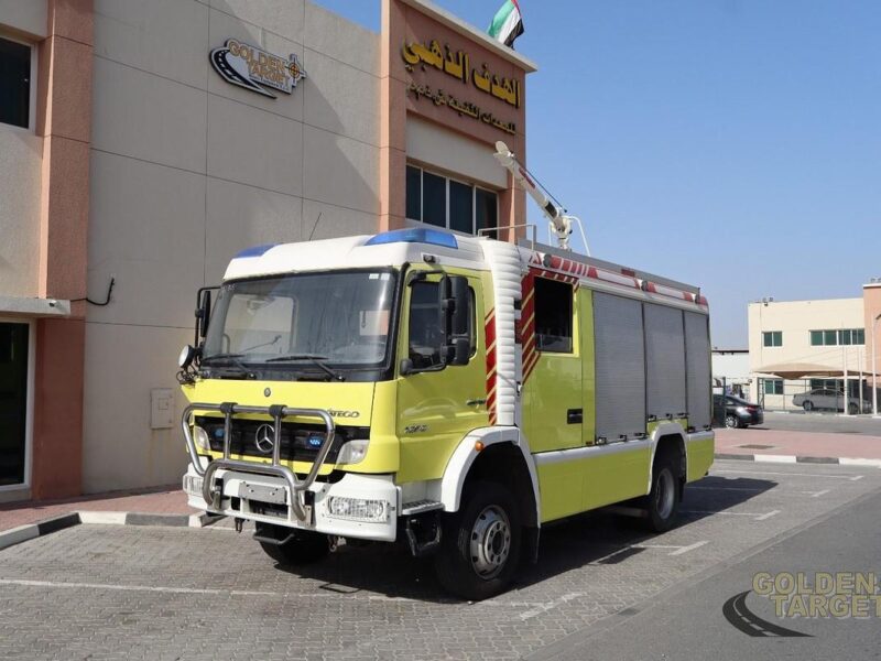 2007 Mercedes Atego 1628 4x2 Fire Truck 6 Cylinders Diesel Engine Yellow