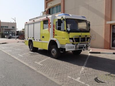 2007 Mercedes Atego 1628 4x2 Fire Truck 6 Cylinders Diesel Engine Yellow