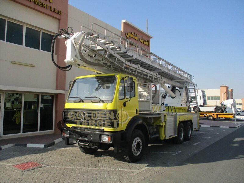 1998 Mercedes 2638 6x4 Aerial Platform 8 Cylinders Diesel Engine Manual Yellow