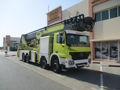 2008 Mercedes Actros 4140 8x4 Aerial Platform 6 Cylinders Diesel Engine Green Automatic
