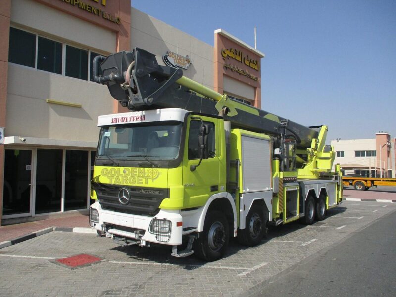 2008 Mercedes Actros 4140 8x4 Aerial Platform 6 Cylinders Diesel Engine Green Automatic