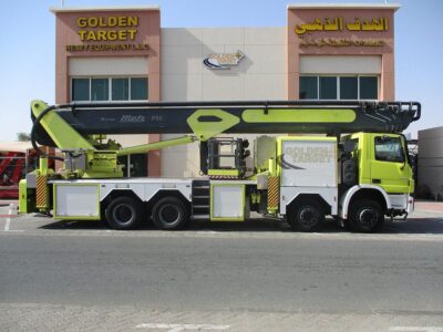 2008 Mercedes Actros 4140 8x4 Aerial Platform 6 Cylinders Diesel Engine Green Automatic
