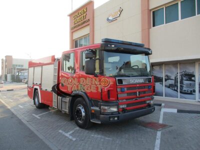 2001 SCANIA 94G 310 4x2 Fire Truck 6 Cylinders Diesel Engine Automatic Red