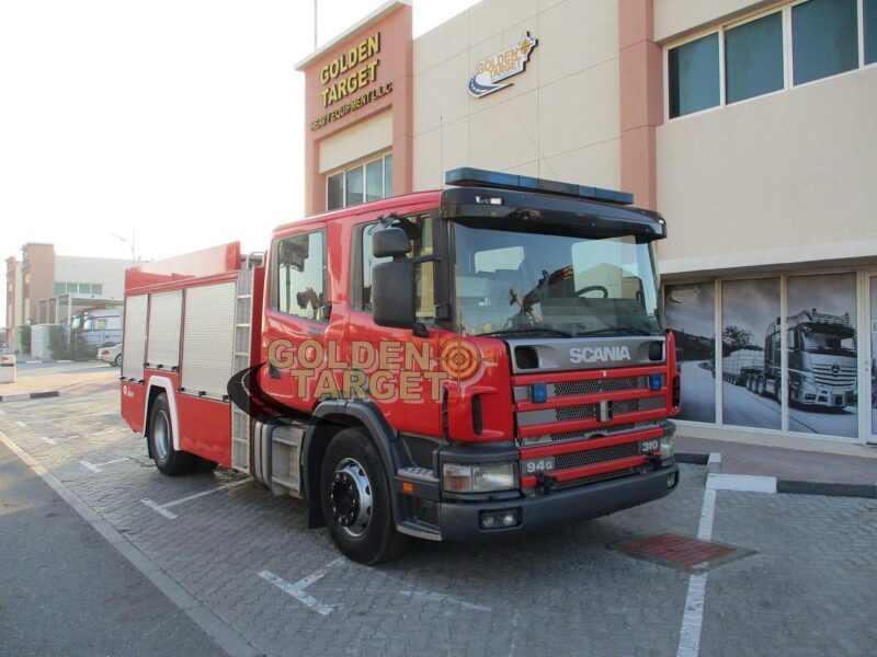 2001 SCANIA 94G 310 4x2 Fire Truck 6 Cylinders Diesel Engine Automatic Red
