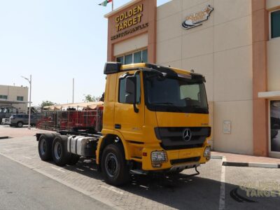 2009 Mercedes Actros 2646 6x4 Head Truck 6 Cylinders Diesel Engine Manual Yellow