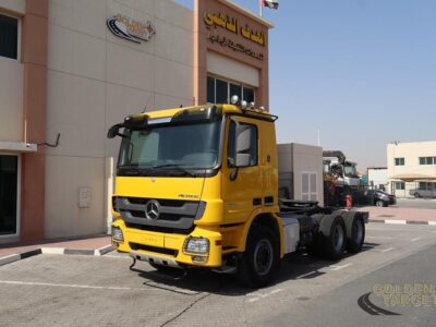 2009 Mercedes Actros 2646 6x4 Head Truck 6 Cylinders Diesel Engine Manual Yellow