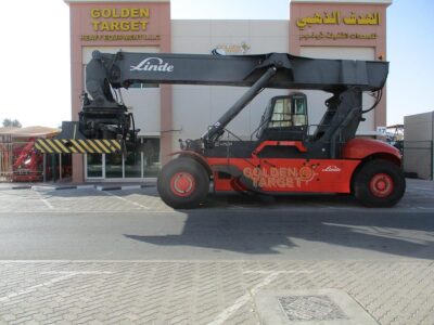 2011 Linde C4531TL Reach Stacker 6 Cylinders Diesel Engine Automatic Red