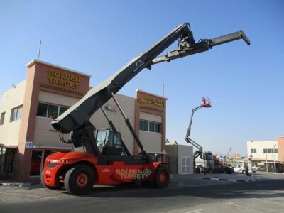2011 Linde C4531TL Reach Stacker 6 Cylinders Diesel Engine Automatic Red