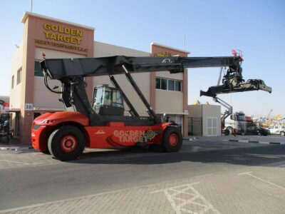 2011 Linde C4531TL Reach Stacker 6 Cylinders Diesel Engine Automatic Red