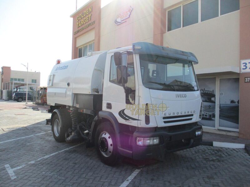 2009 IVECO EUROCARGO 140E21 4x2 Sweeper Truck 6 Cylinders Diesel Engine Manual White