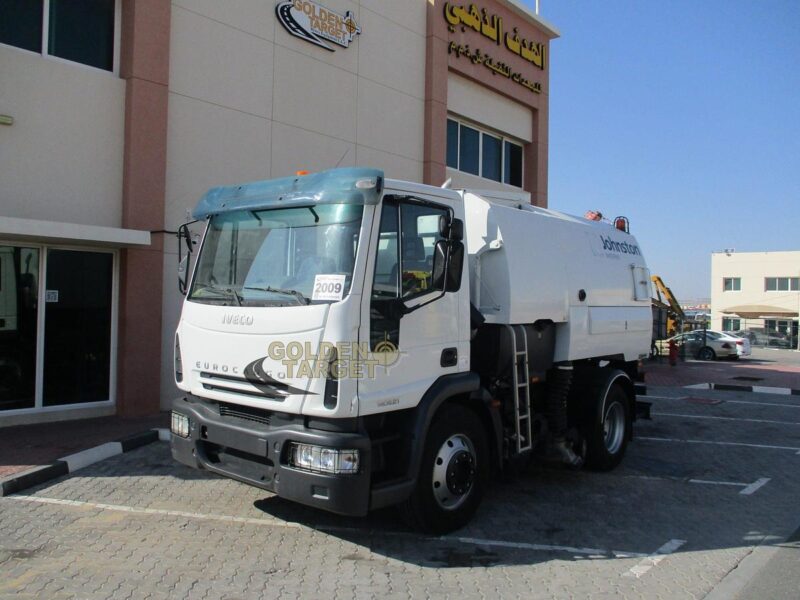 2009 IVECO EUROCARGO 140E21 4x2 Sweeper Truck 6 Cylinders Diesel Engine Manual White