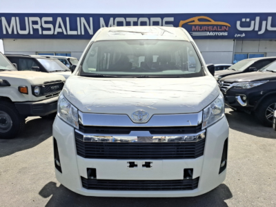 2026 Toyota Hiace High Roof 3.5 Litres 6 Cylinders Petrol Engine White Grey Van 13 Seats GCC Specs