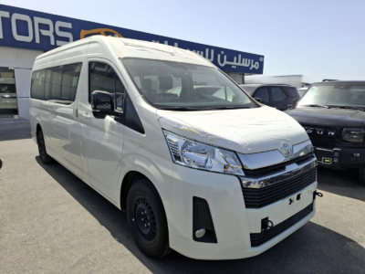 2026 Toyota Hiace High Roof 3.5 Litres 6 Cylinders Petrol Engine White Grey Van 13 Seats GCC Specs
