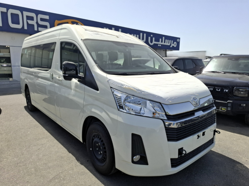 2026 Toyota Hiace High Roof 3.5 Litres 6 Cylinders Petrol Engine White Grey Van 13 Seats GCC Specs
