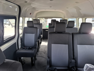 2026 Toyota Hiace High Roof 3.5 Litres 6 Cylinders Petrol Engine White Grey Van 13 Seats GCC Specs