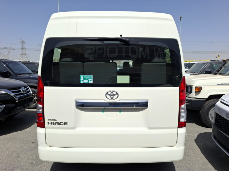 2026 Toyota Hiace High Roof 3.5 Litres 6 Cylinders Petrol Engine White Grey Van 13 Seats GCC Specs