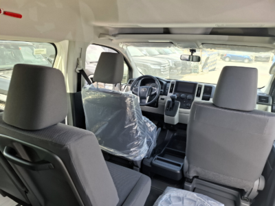 2026 Toyota Hiace High Roof 3.5 Litres 6 Cylinders Petrol Engine White Grey Van 13 Seats GCC Specs