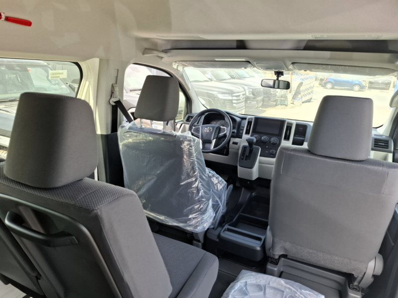 2026 Toyota Hiace High Roof 3.5 Litres 6 Cylinders Petrol Engine White Grey Van 13 Seats GCC Specs