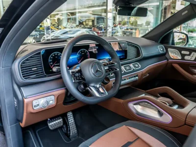 2025 Mercedes-Benz GLE Coupe GLE 53 AMG 6 Cylinders Petrol Engine Black Brown SUV GCC Specs