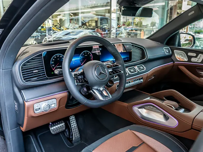 2025 Mercedes-Benz GLE Coupe GLE 53 AMG 6 Cylinders Petrol Engine Black Brown SUV GCC Specs