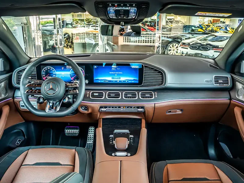 2025 Mercedes-Benz GLE Coupe GLE 53 AMG 6 Cylinders Petrol Engine Black Brown SUV GCC Specs