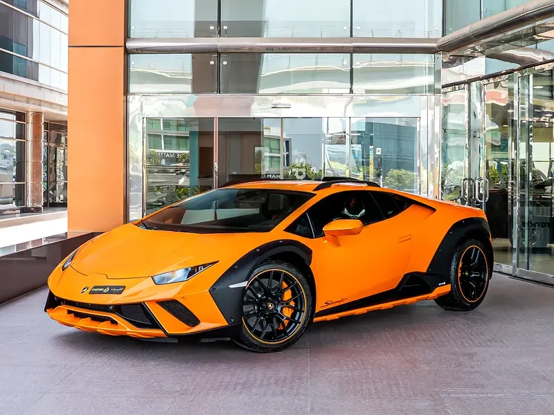 2024 Lamborghini Huracan Sterrato 10 Cylinders Petrol Engine Orange Black Sports Car Off-Road Edition