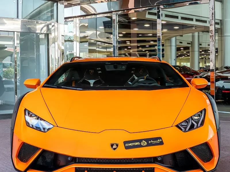 2024 Lamborghini Huracan Sterrato 10 Cylinders Petrol Engine Orange Black Sports Car Off-Road Edition