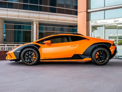 2024 Lamborghini Huracan Sterrato 10 Cylinders Petrol Engine Orange Black Sports Car Off-Road Edition