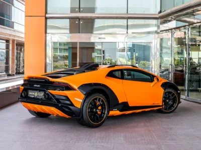 2024 Lamborghini Huracan Sterrato 10 Cylinders Petrol Engine Orange Black Sports Car Off-Road Edition