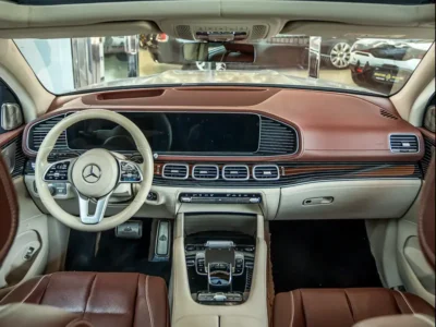 2021 Mercedes-Maybach GLS-Class GLS 600 8 Cylinders Petrol Engine Silver Red SUV European Specs