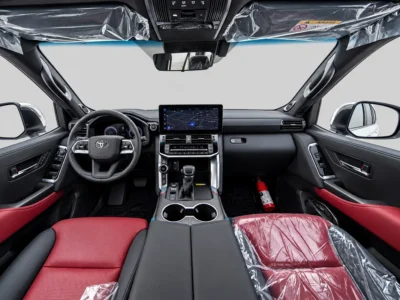 2026 Toyota Land Cruiser VXR 3.5 Litres Twin-Turbo 6 Cylinders Petrol Engine White Red SUV GCC Specs