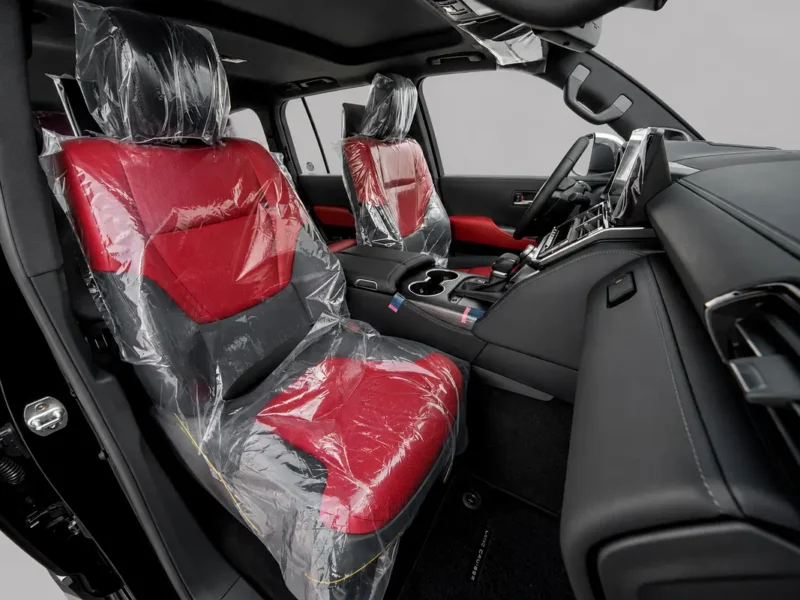2026 Toyota Land Cruiser VXR 3.5 Litres Twin-Turbo 6 Cylinders Petrol Engine Black Red SUV GCC Specs