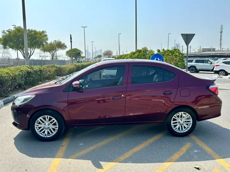 2023 Mitsubishi Attrage GLX Top Line 4 Cylinders Petrol Engine Red Beige Sedan GCC Specs
