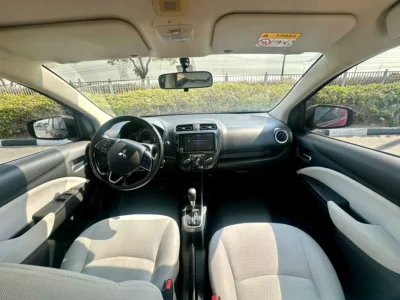 2023 Mitsubishi Attrage GLX Top Line 4 Cylinders Petrol Engine Red Beige Sedan GCC Specs