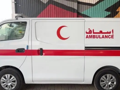 2023 Nissan Urvan Ambulance 2.5 Litres 4 Cylinders Petrol Engine White Grey Van GCC Specs