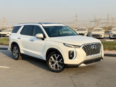 2021 HYUNDAI PALISADE SEL 3.8 Litres V6 VVT Petrol Engine White Black SUV American Specs