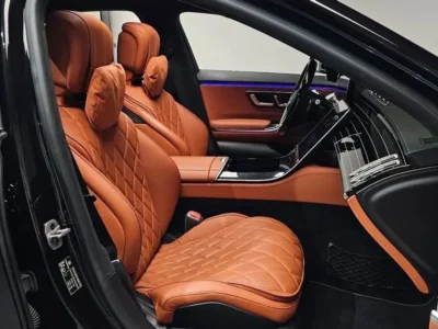 2022 Mercedes Benz S 580 L 4M EXCLUSIVE 4.0L 8 Cylinders Petrol Engine Black Brown Sedan