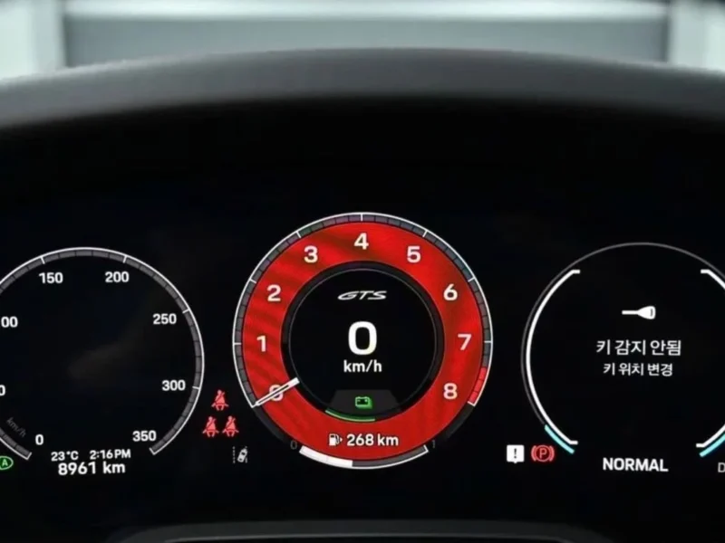2025 Porsche 911 CARRERA GTS 3.6L 6 Cylinders Petrol Engine Silver Red Coupe Korean Specs