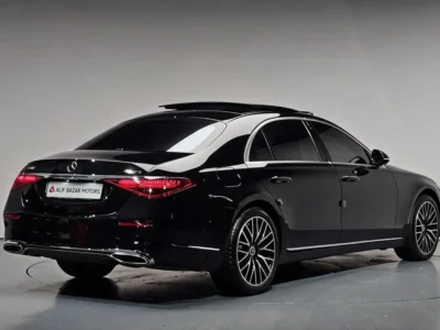 2022 Mercedes Benz S 580 L 4M EXCLUSIVE 4.0L 8 Cylinders Petrol Engine Black Brown Sedan