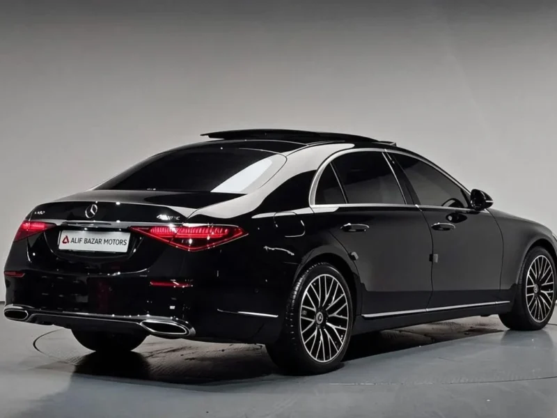 2022 Mercedes Benz S 580 L 4M EXCLUSIVE 4.0L 8 Cylinders Petrol Engine Black Brown Sedan