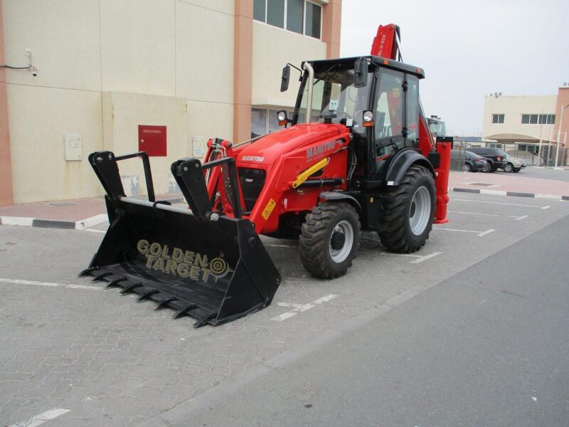 2024 NEW Manitou MBL-X-920 4x4 Backhoe Loader 4 Cylinder Perkins Diesel Engine Red