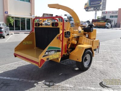 2015 VERMEER BC1200XL Brush Chipper 4 Cylinder Cummins 3.3L Diesel Engine Yellow