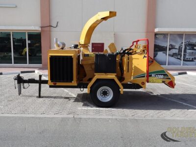 2015 VERMEER BC1200XL Brush Chipper 4 Cylinder Cummins 3.3L Diesel Engine Yellow
