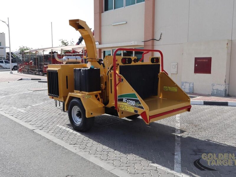 2015 VERMEER BC1200XL Brush Chipper 4 Cylinder Cummins 3.3L Diesel Engine Yellow