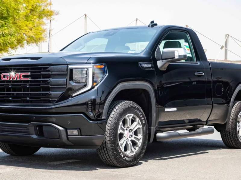 2026 GMC Sierra ELEVATION Single Cab 5.3 Litres EcoTec3 V8 Petrol Engine Black Beige Pickup Truck