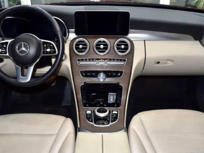 2021 Mercedes-Benz C-Class C300 4MATIC 4 Cylinders Petrol Engine Red Beige Sedan US Specs
