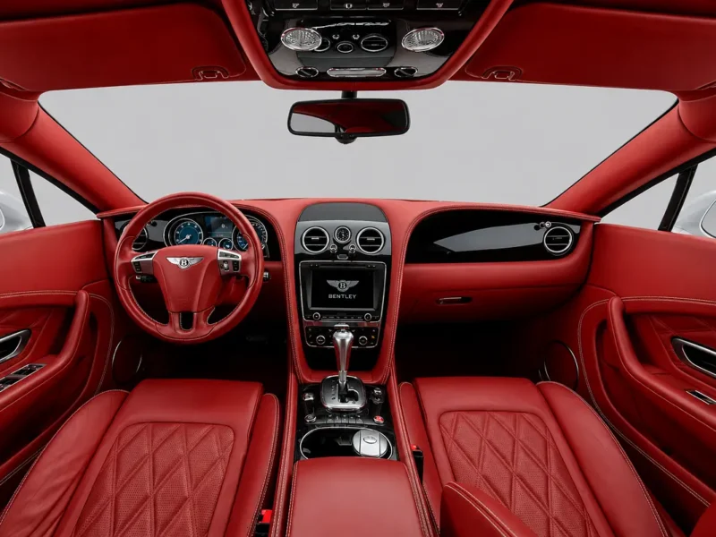 2014 Bentley Continental GT 8 Cylinders Petrol Engine White Red Coupe GCC Specs Automatic