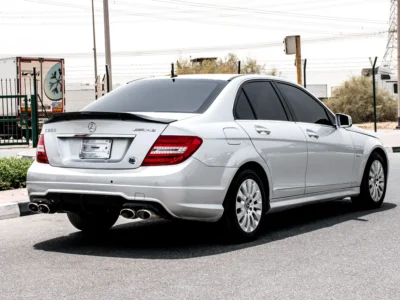 2009 Mercedes-Benz C-Class C250 4 Cylinders Petrol Engine Silver Black Sedan Japanese Specs